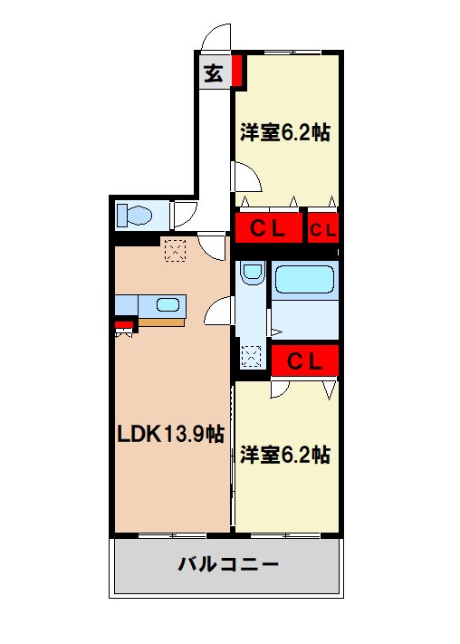 ステラルーチェ宰都の間取り