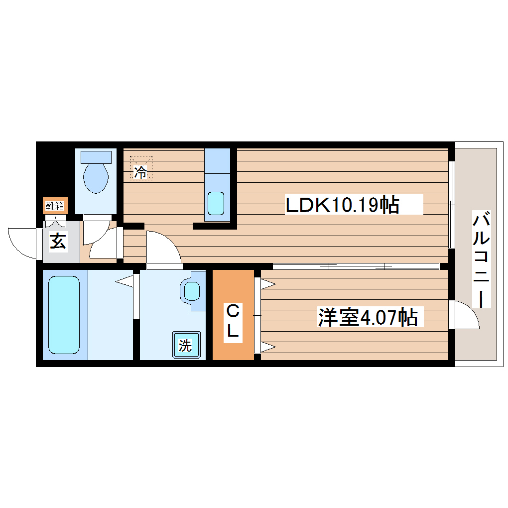 フェリシダ東仙台の間取り