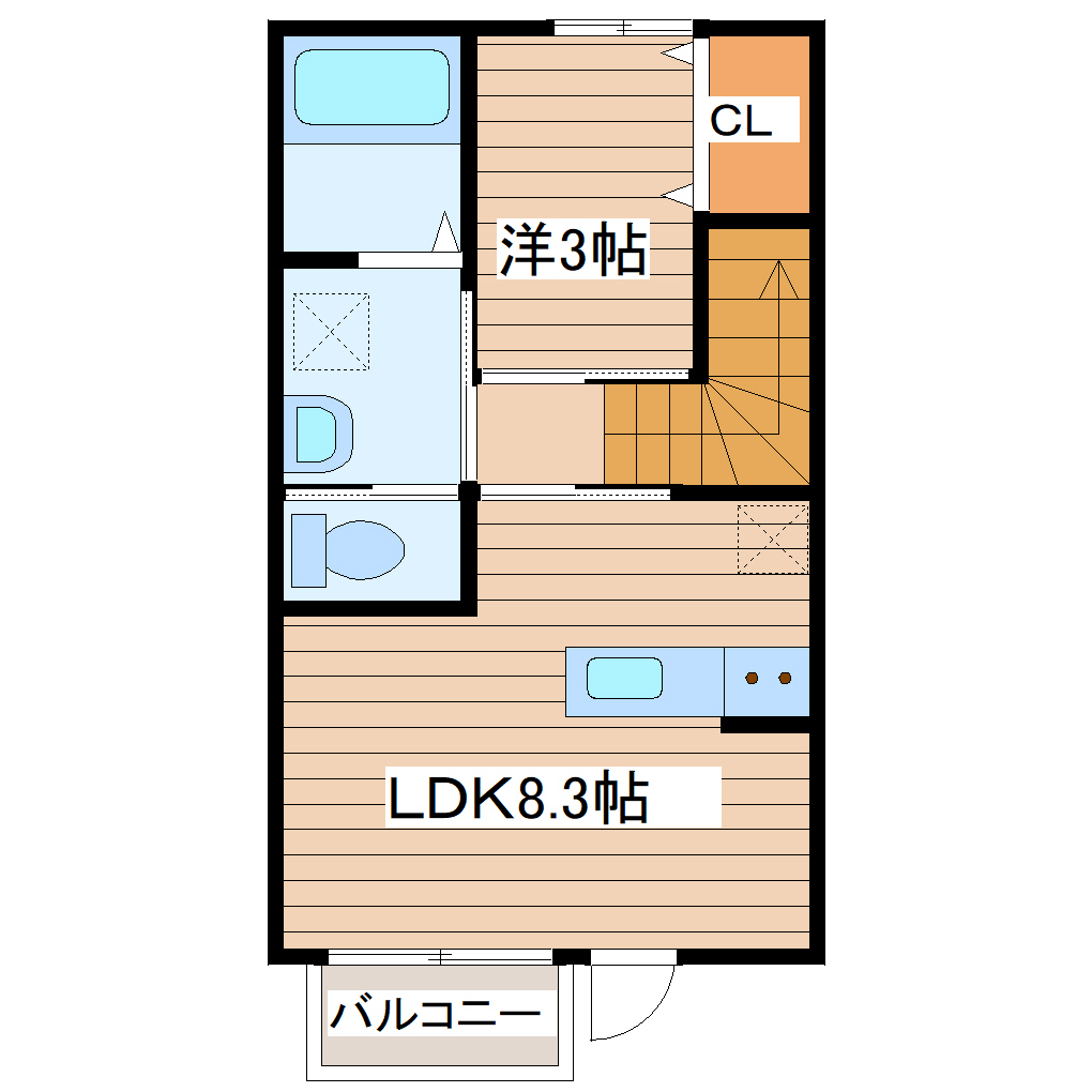 フォレス北仙台IIの間取り