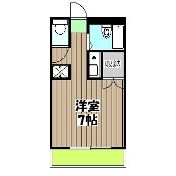 京都市中京区西ノ京銅駝町のマンションの間取り