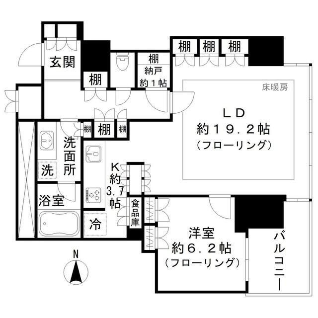 ワールドシティタワーズブリーズタワーの間取り