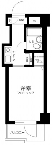 葛飾区金町のマンションの間取り