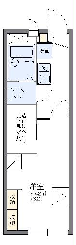 レオパレスひだまりの丘　鹿島の間取り