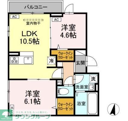 足立区千住元町PJの間取り