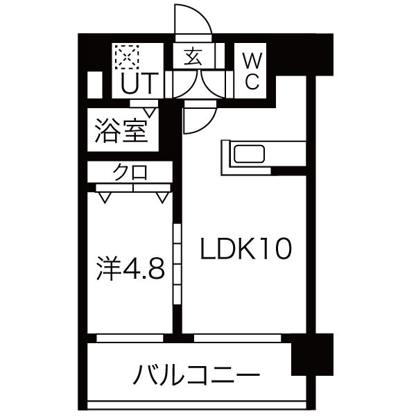 ルラシオン北９条通の間取り