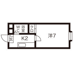 ハイデンスＭＭ北２０条の間取り