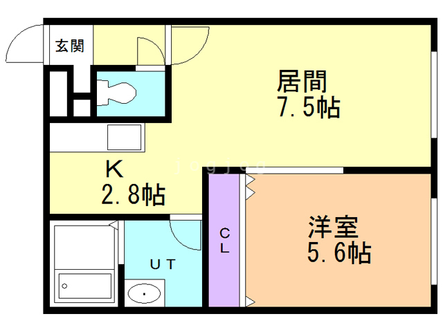 ステージノア東札幌の間取り