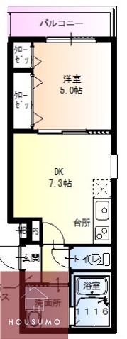 フジパレス吹田I番館の間取り