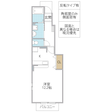 デスパシオ Bの間取り