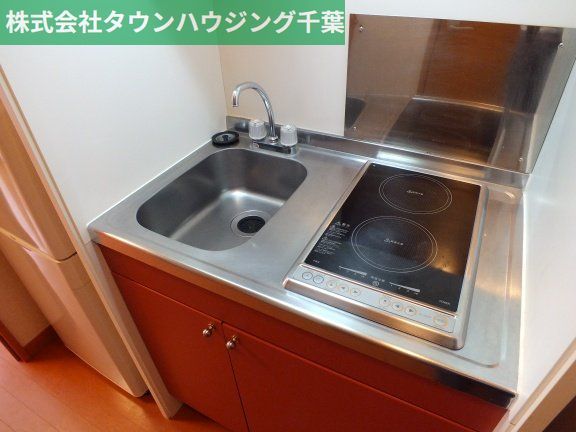 キッチン　2口電気コンロ