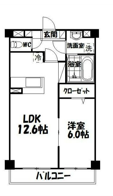 パークサイド中田IIの間取り