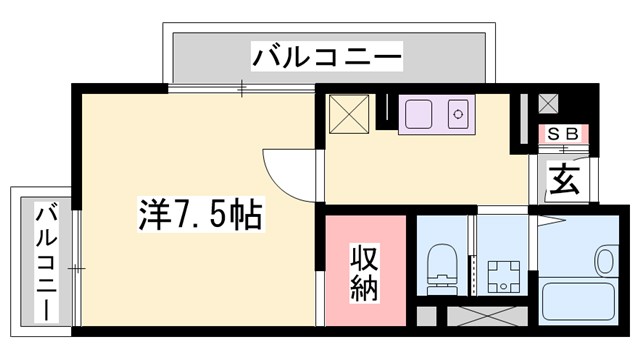 エスポワール加西の間取り