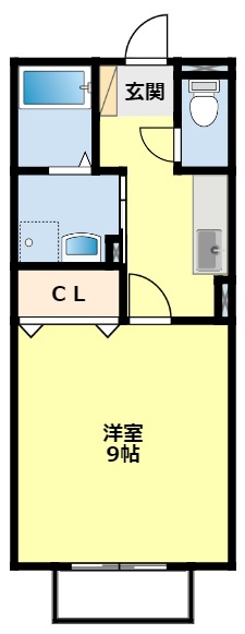 セジュール下林の間取り