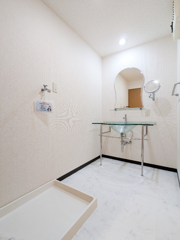 洗面設備　図面と現状に相違がある場合には現状を優先