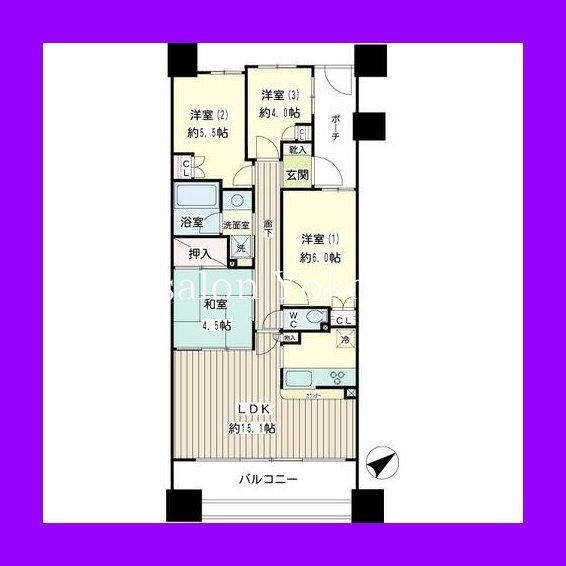 ヨコハマオールパークス二街区の間取り