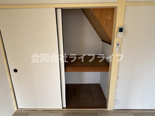 収納　十分な収納スペースがあります