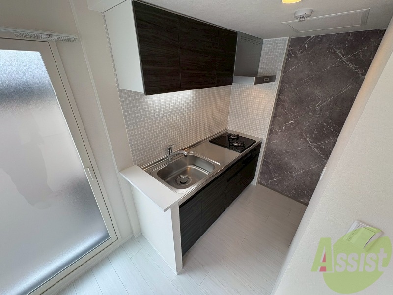 キッチン　システムキッチンなので、すぐお料理に使えます！