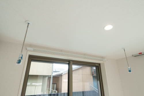 その他設備　室内洗濯干し