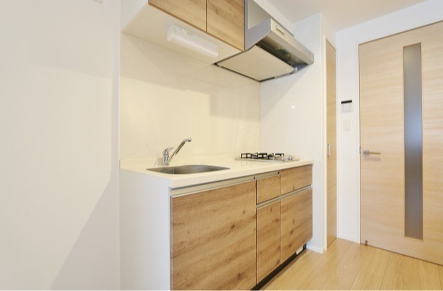 キッチン　調理スペースがしっかり確保できております