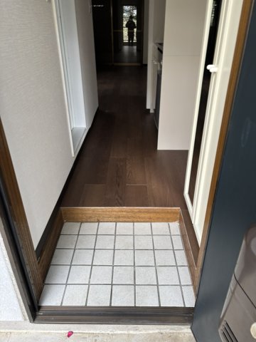 玄関　明るい玄関です