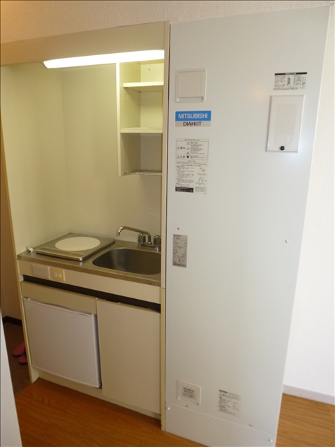 キッチン　電気コンロのミニキッチンです♪♪