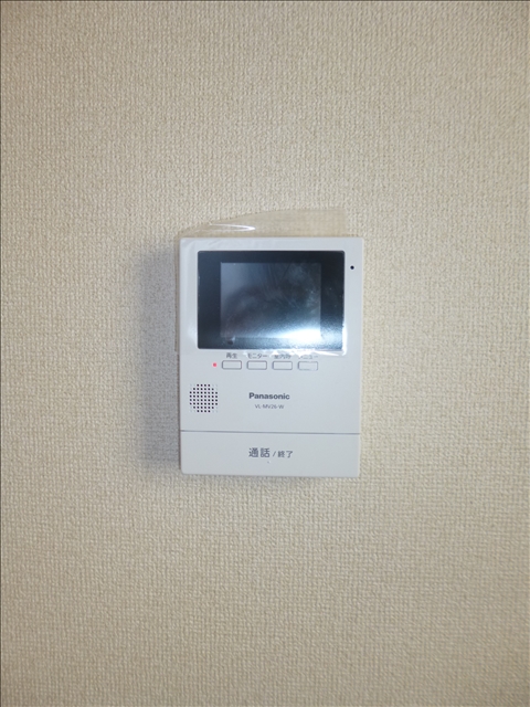 セキュリティ　ＴＶモニターホンで安心ですね☆