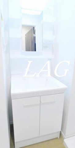 洗面設備　洗面台です。