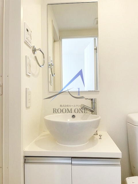 洗面設備　洗面台です。