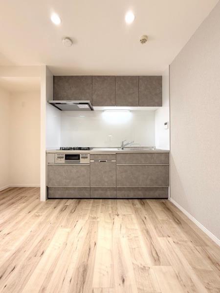 キッチン　コンパクトなキッチンで掃除もラクラク