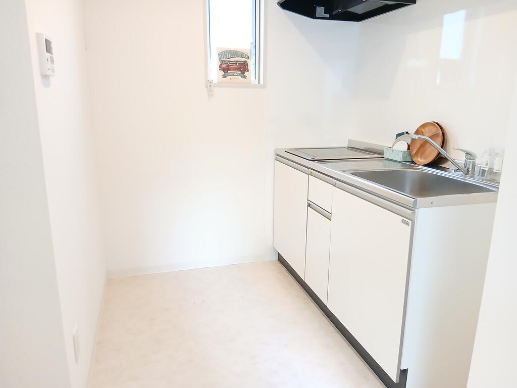 キッチン　手入れの楽なIHコンロが2口♪