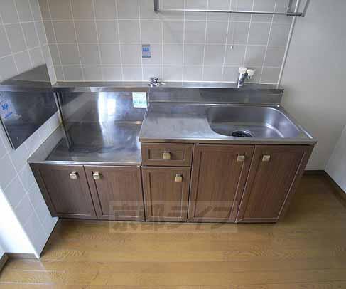 キッチン　二口コンロが置けるガスキッチン！