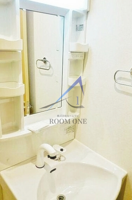 洗面設備　洗面台です。