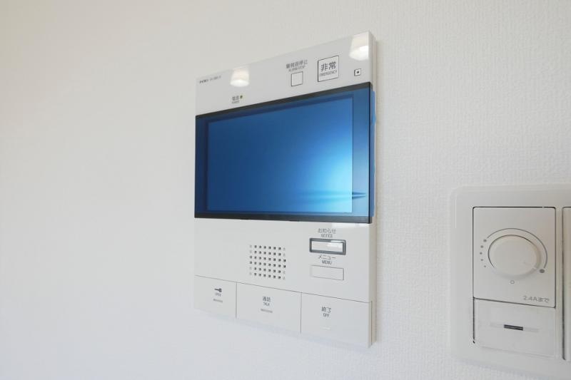 セキュリティ　モニター付きインターホン★
