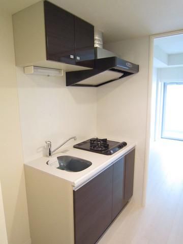 キッチン　2口ガスコンロ付きキッチン