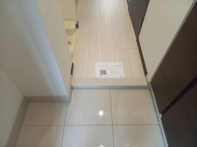 玄関　明るい玄関です