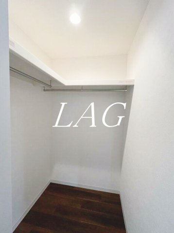 収納　ウォークインクローゼットです。