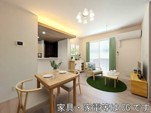居室・リビング　家具？家電はＣＧです