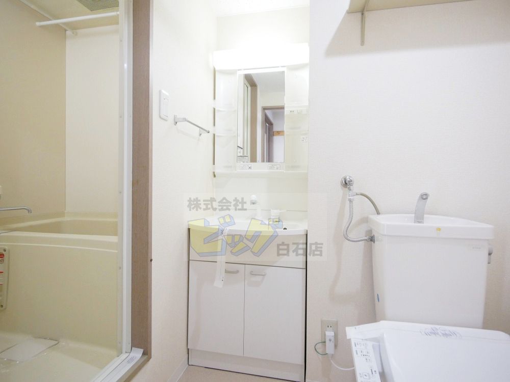 洗面設備　シャンプードレッサー完備しています♪