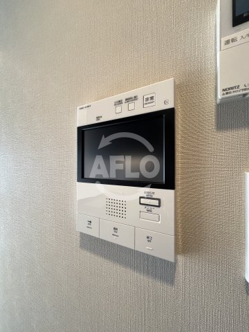 セキュリティ　ザ・パークハビオ塚本　モニター付きインターホン