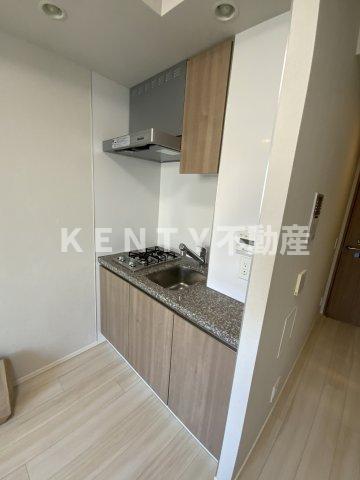 キッチン　コンパクトなキッチンで掃除もラクラク