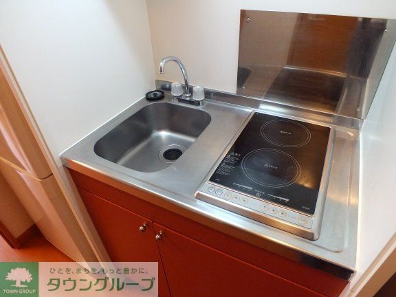 キッチン　2口電気コンロ