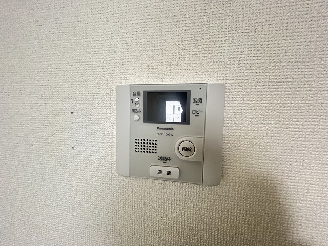 セキュリティ　TVモニター付きインターホンです