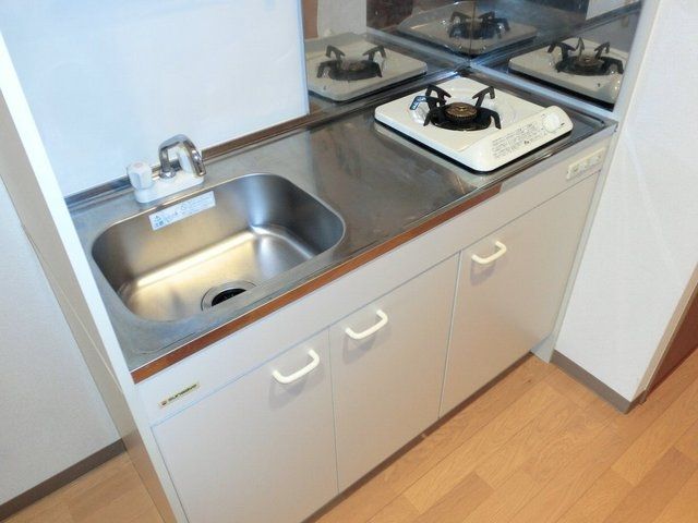 キッチン　１口ガスシステムキッチン