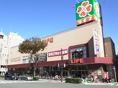 スーパー　ライフ 太融寺店（スーパー）まで96m