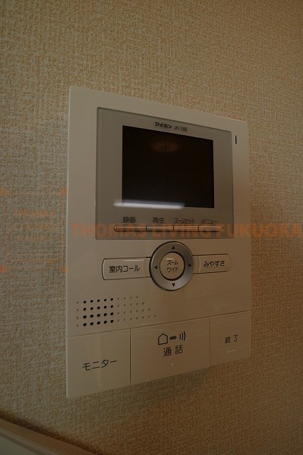セキュリティ　TVモニターホンつきで来客時も確認できます
