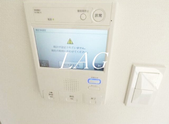 セキュリティ　モニター付きインターホンです。