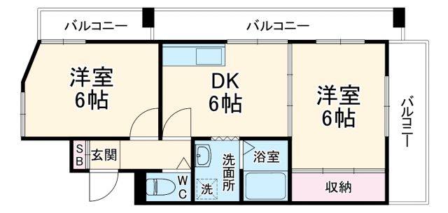 コスモハイツの間取り写真