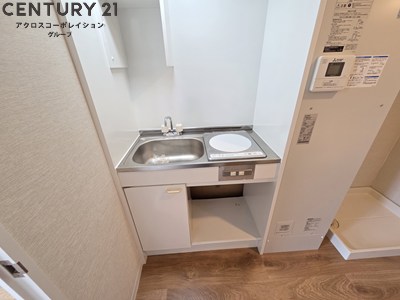 キッチン　IHコンロ付きのコンパクトなキッチンです！