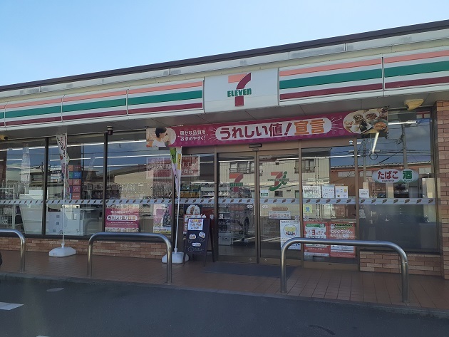 コンビニ　セブンイレブン岡山倉田店（コンビニ）まで800m