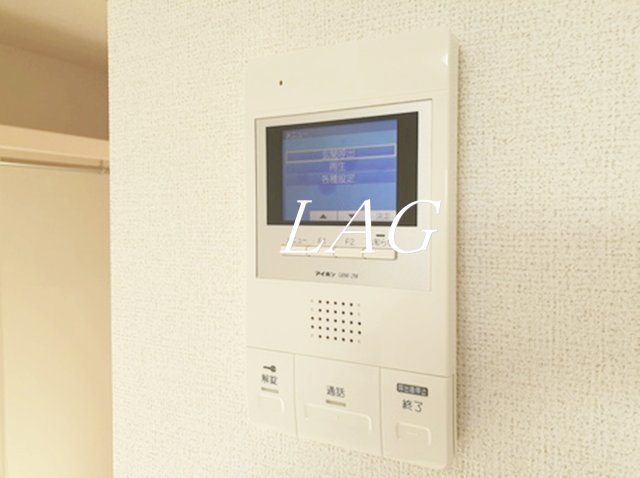 セキュリティ　モニター付きインターホンです。